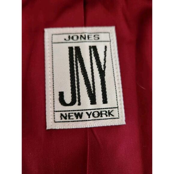 Vintage Jones NY Oversized Full Lenght Wool Overcoat Raspberry No Size Tag EUC - Picture 5 of 8